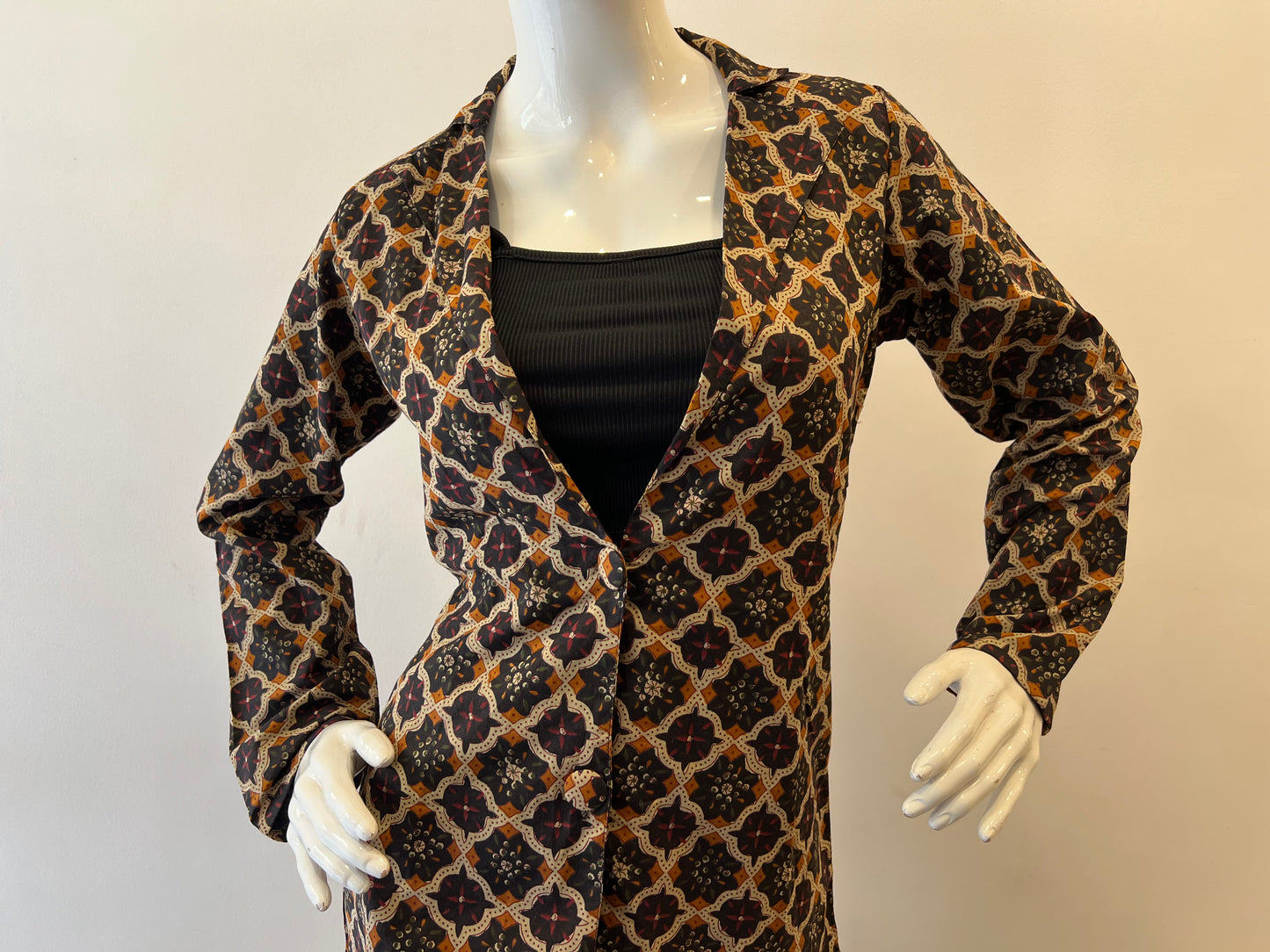 STYLIE Cotton Blazer Pant Coord Set