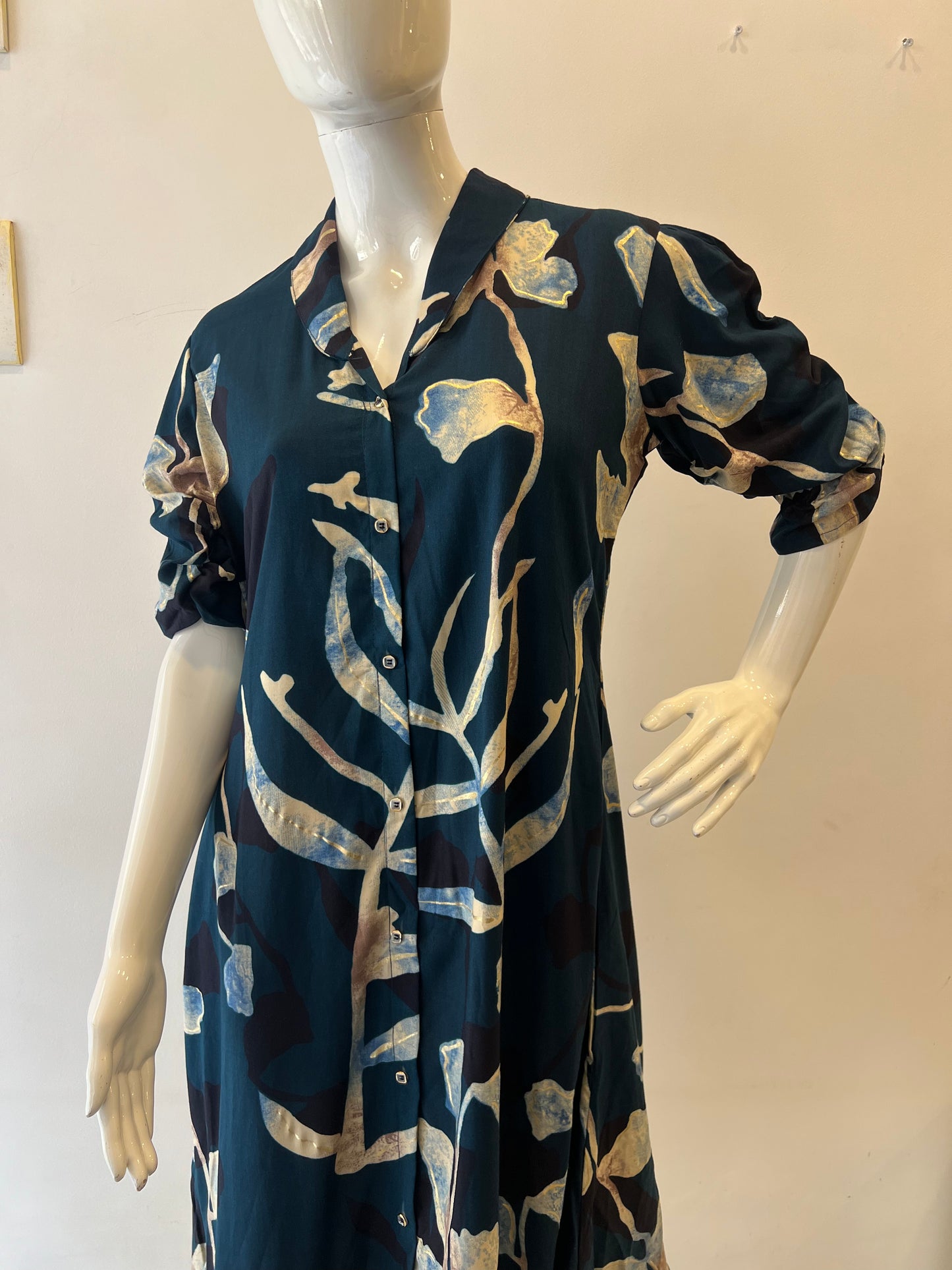 STYLIE GOA Botanical Print Dress