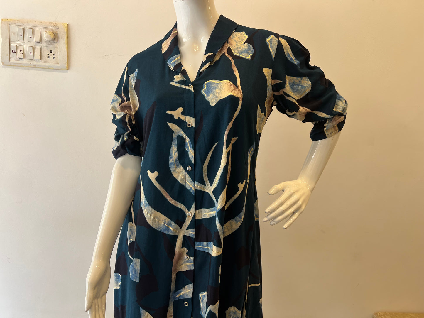 STYLIE GOA Botanical Print Dress