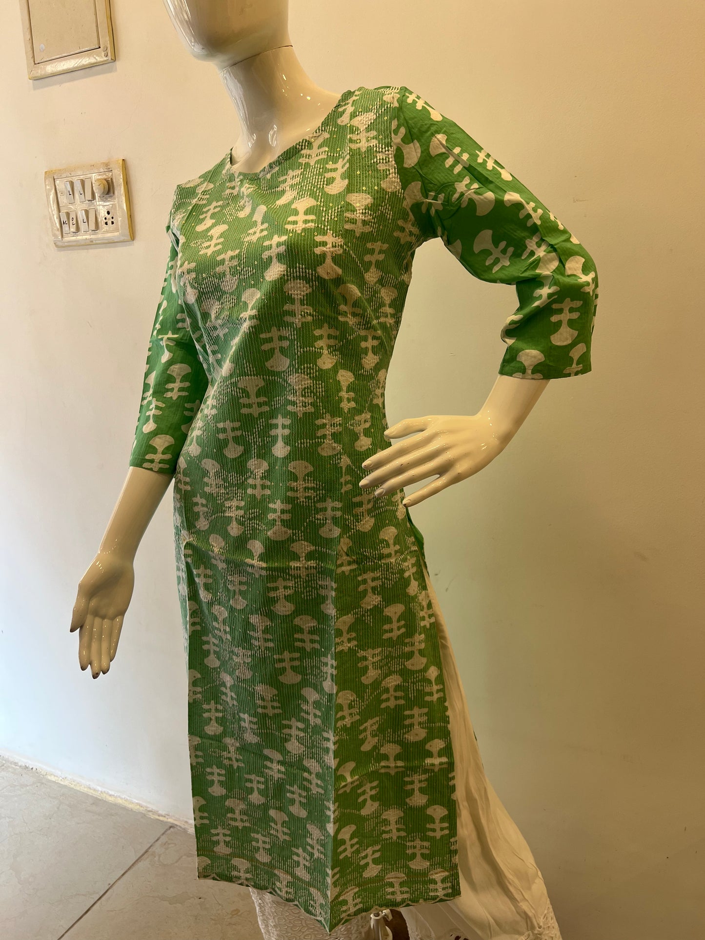 STYLIE GOA Soft Cotton Embroidered Kurta