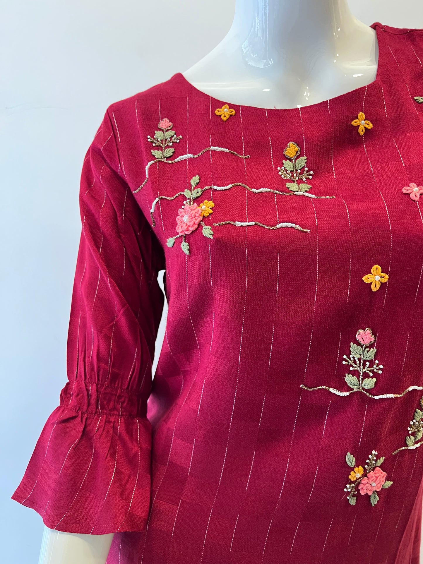 STYLIE GOA Radiant Sequins Work Kurti