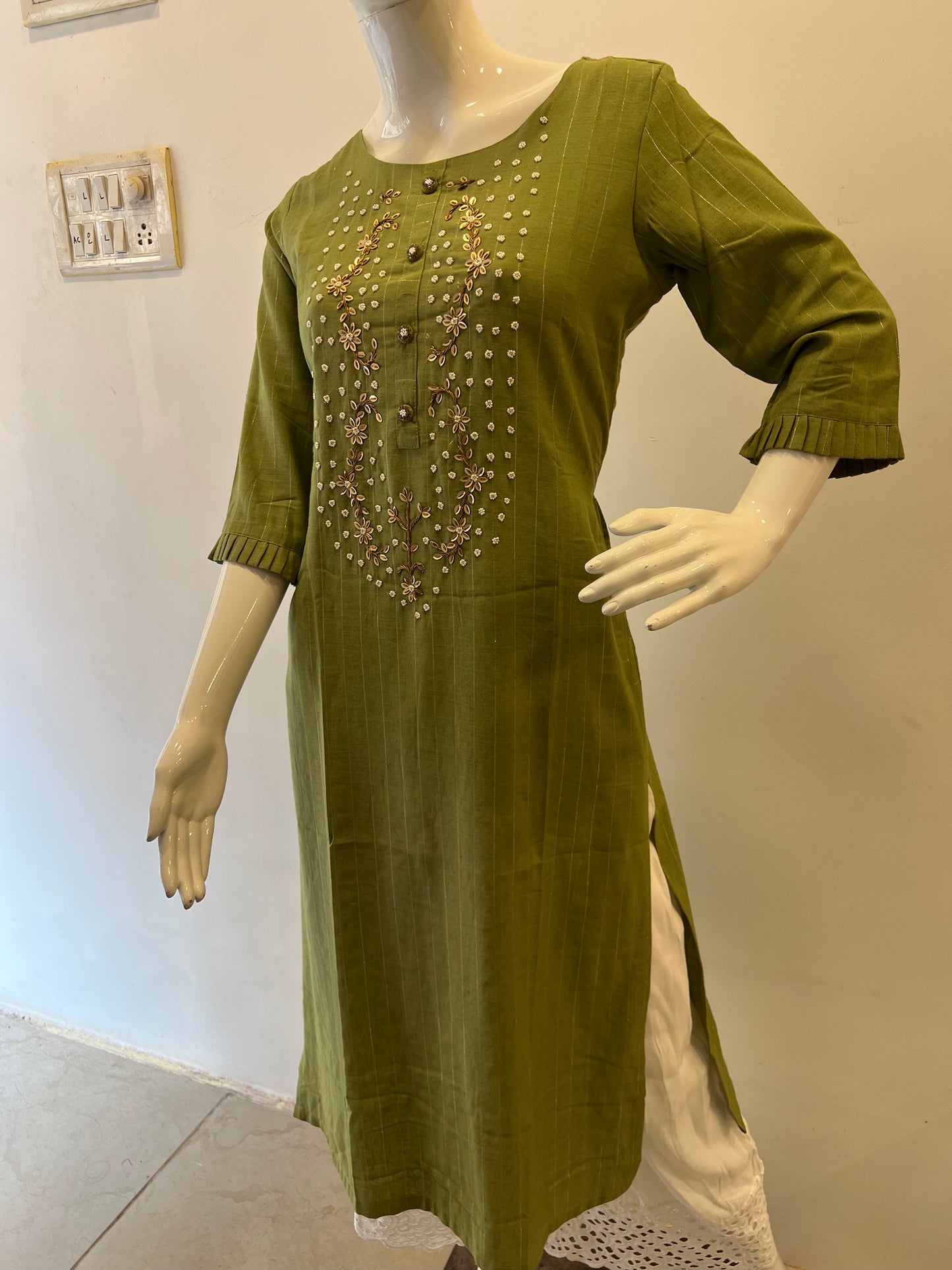 STYLIE GOA Radiant Sequins Work Kurti