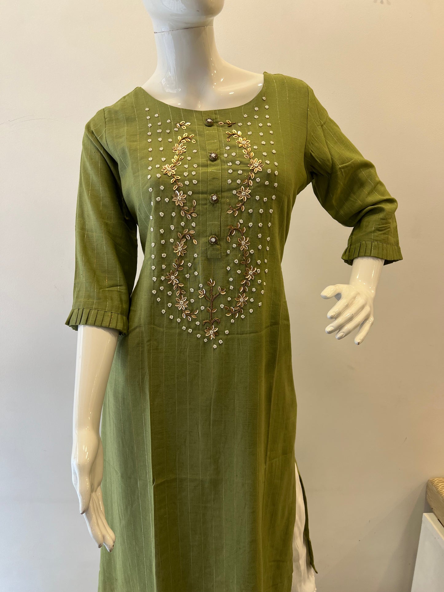 STYLIE GOA Radiant Sequins Work Kurti