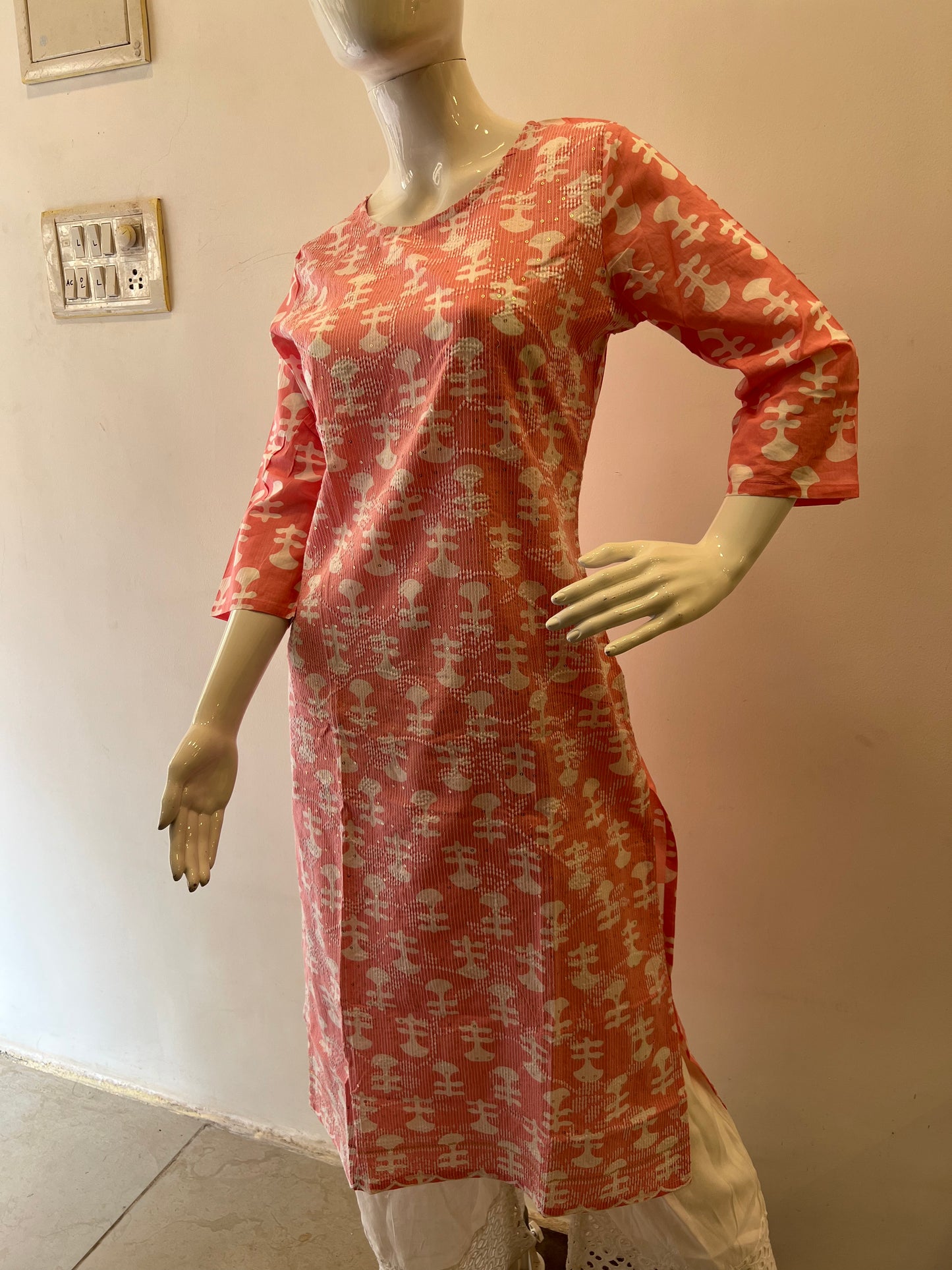 STYLIE GOA Soft Cotton Embroidered Kurta