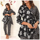 STYLIE Dual Print Angarkha Style Cotton Coord Set