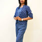 Cotton Cambric printed Coord Set with shrug