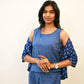 Cotton Cambric printed Coord Set with shrug