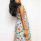 STYLIE Floral Printed Multicolour Sleeveless Dress