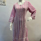STYLIE GOA - Embroided Lace Pattern Kurti Two Piece Set