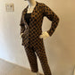 STYLIE Cotton Blazer Pant Coord Set