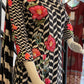 STYLIE GOA Bold Geometric Kurta Set with Floral Print