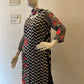STYLIE GOA Bold Geometric Kurta Set with Floral Print