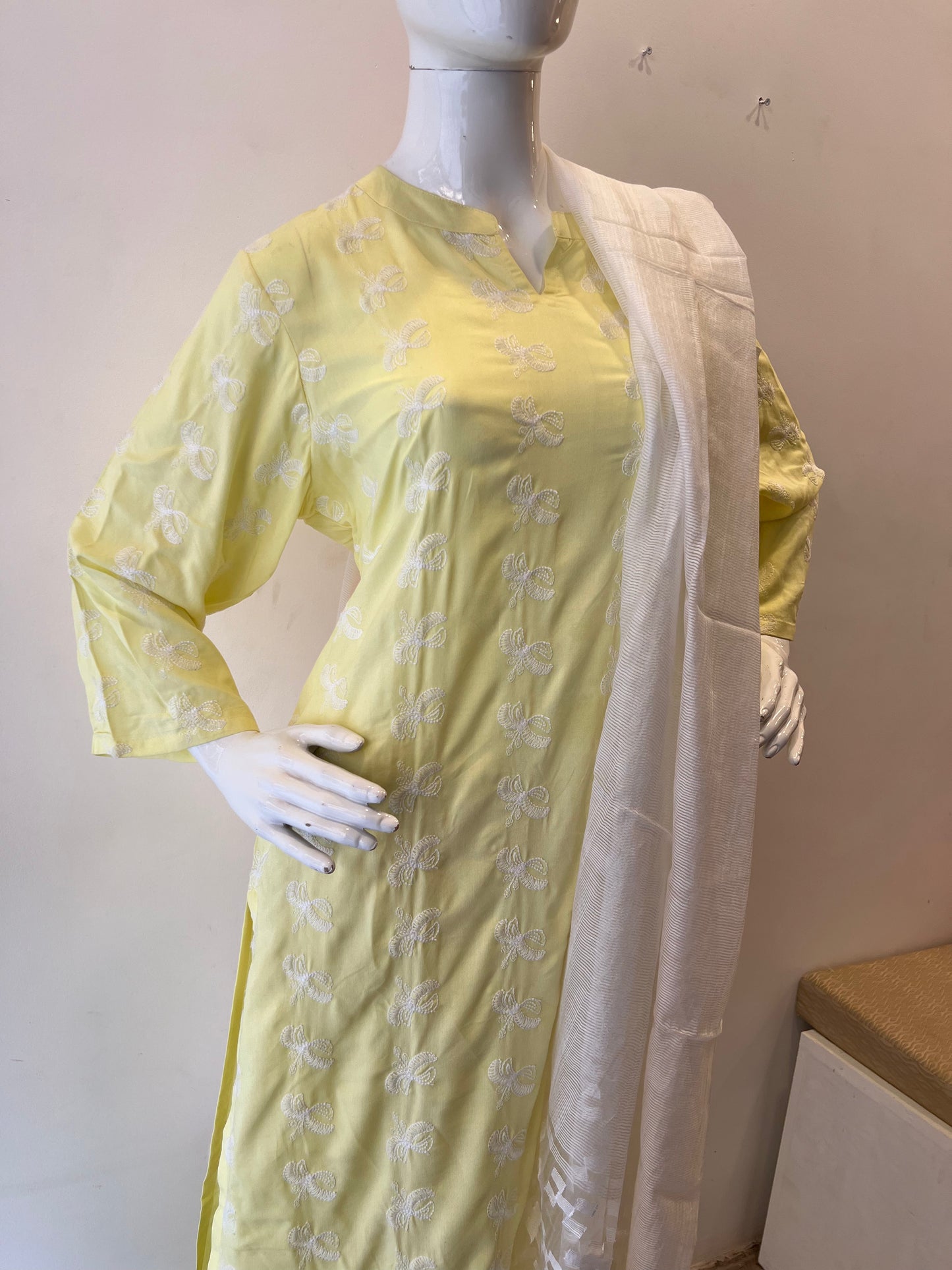 STYLIE GOA Pastel Cotton Kurta Set