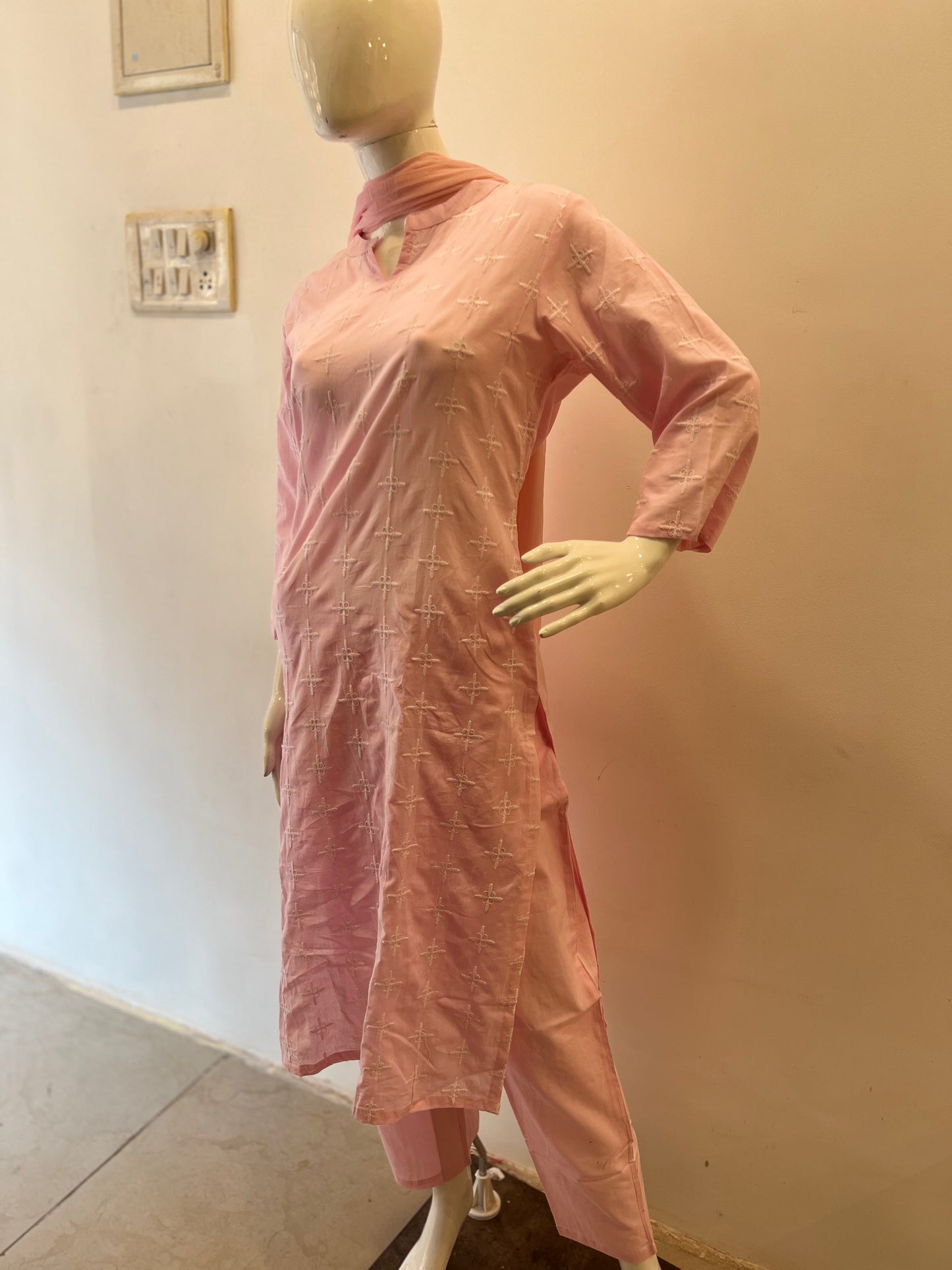 STYLIE GOA Pastel Cotton Kurta Set