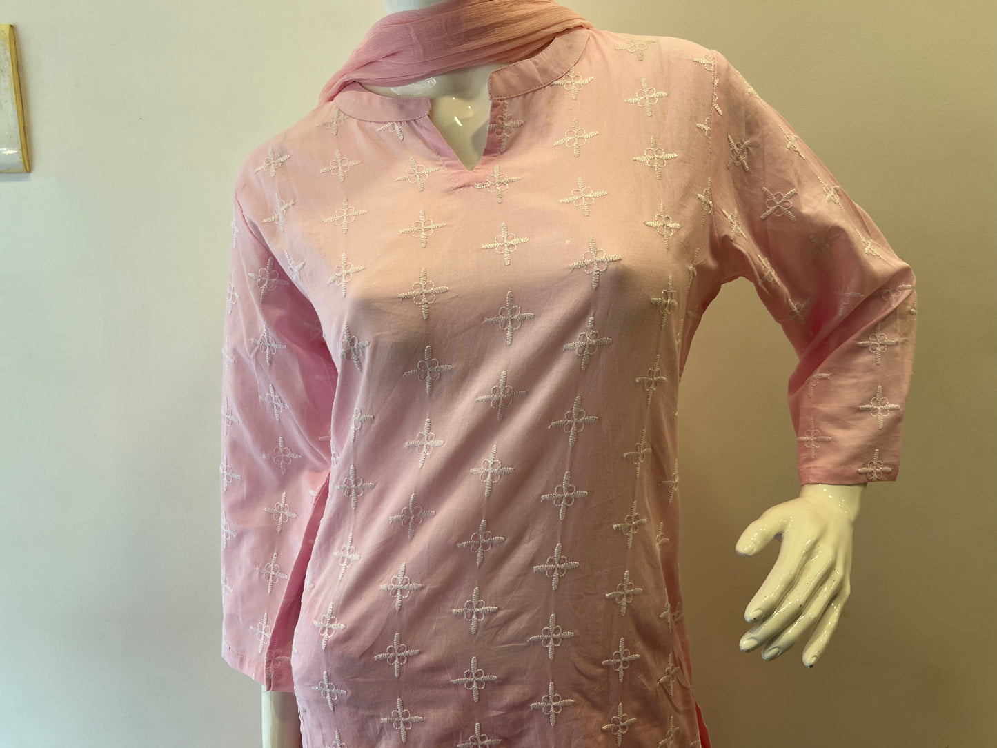 STYLIE GOA Pastel Cotton Kurta Set