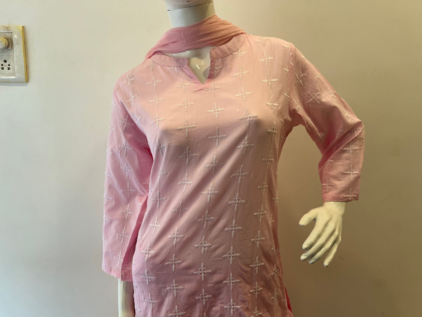 STYLIE GOA Pastel Cotton Kurta Set