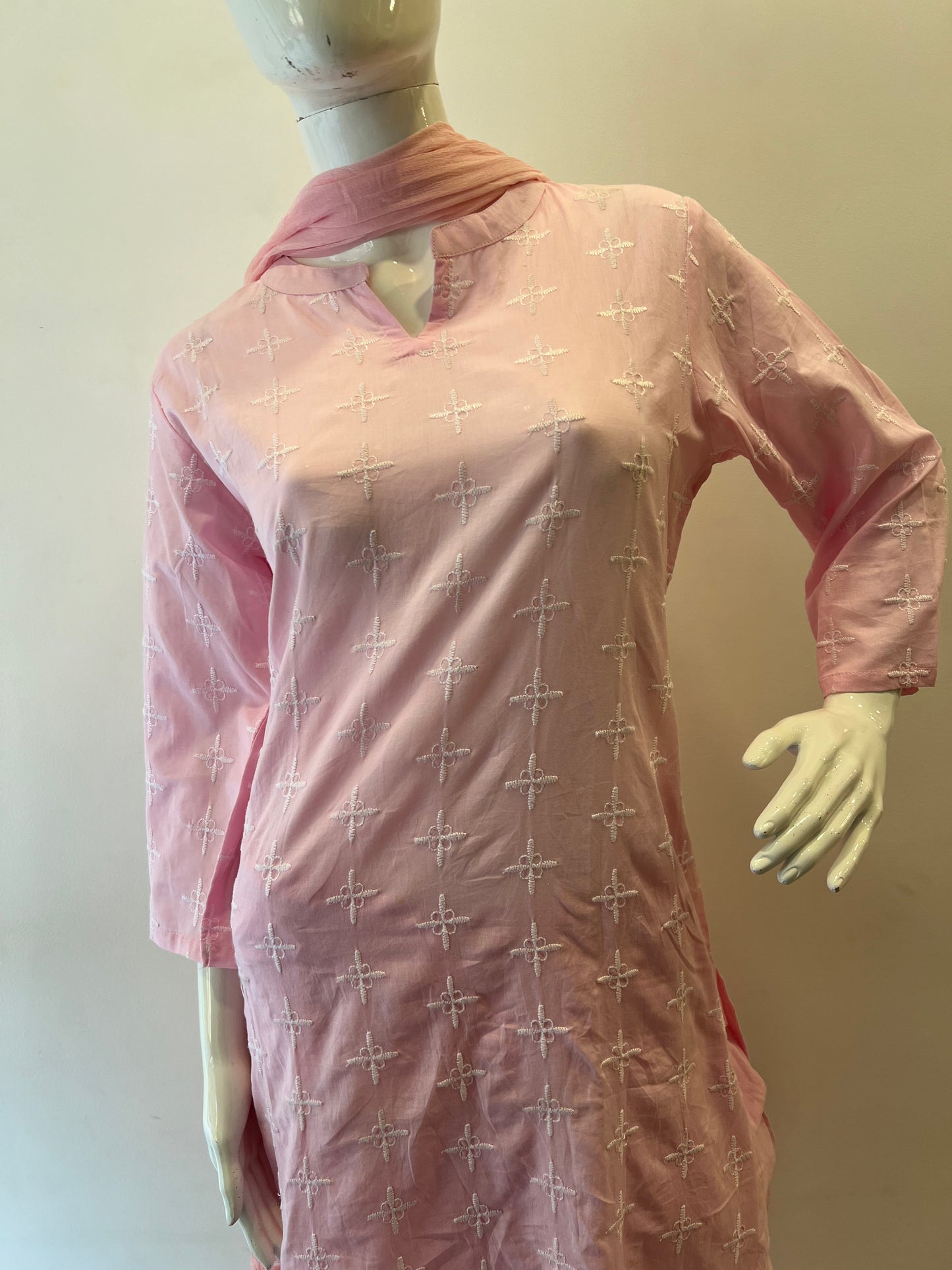 STYLIE GOA Pastel Cotton Kurta Set
