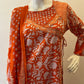STYLIE GOA Orange Blossom Block Print Ensemble