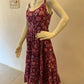STYLIE GOA Raspberry Bloom Summer Dress
