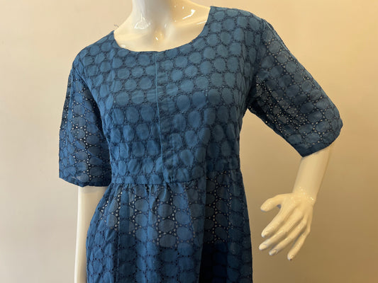 STYLIE GOA Mosaic Embroidered Kurta Dress