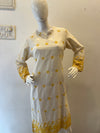 STYLIE GOA Mustard Yellow Embroidered Serenity Kurti