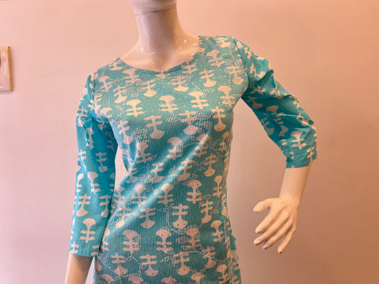 STYLIE GOA Soft Cotton Embroidered Kurta