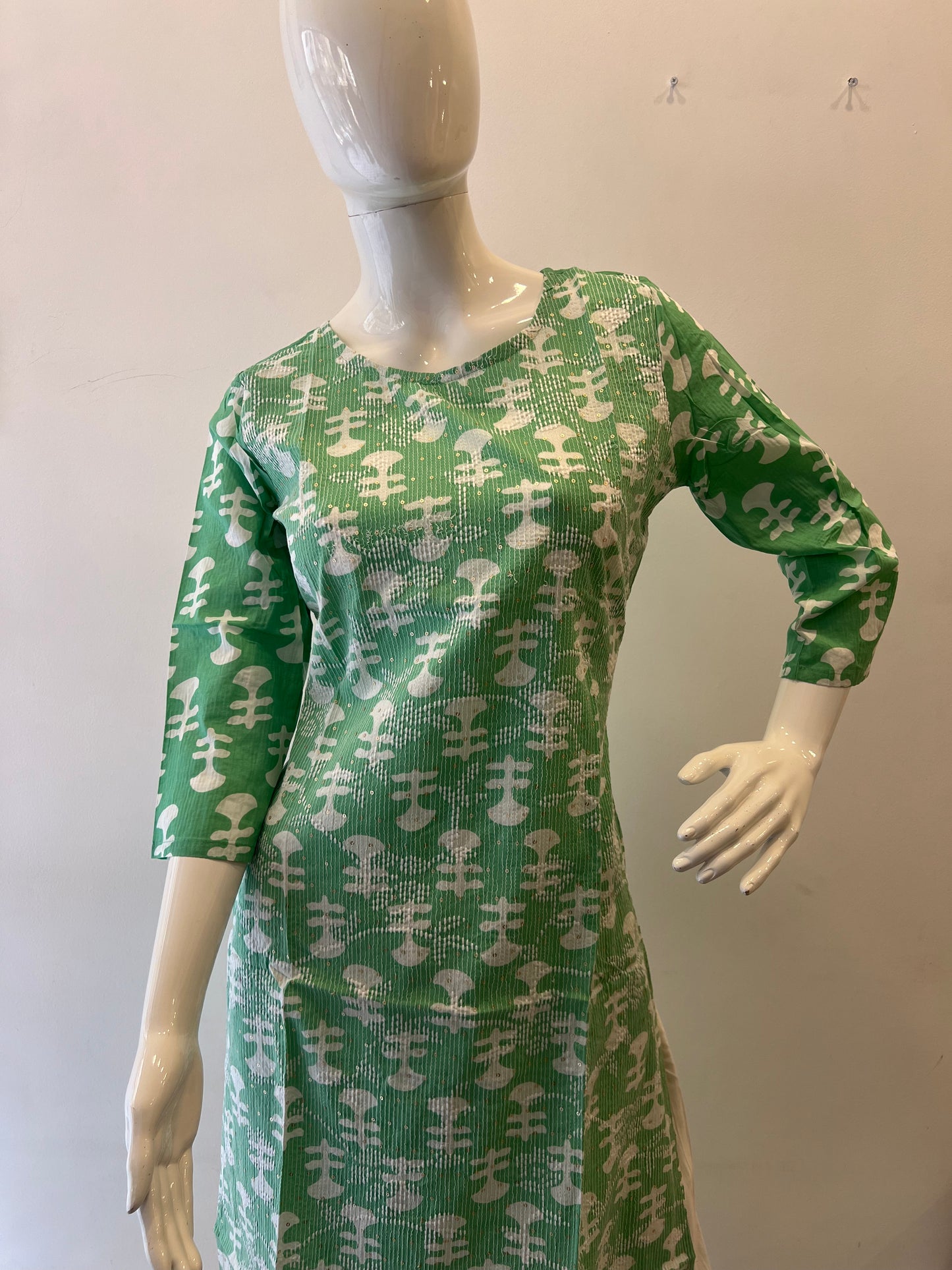 STYLIE GOA Soft Cotton Embroidered Kurta