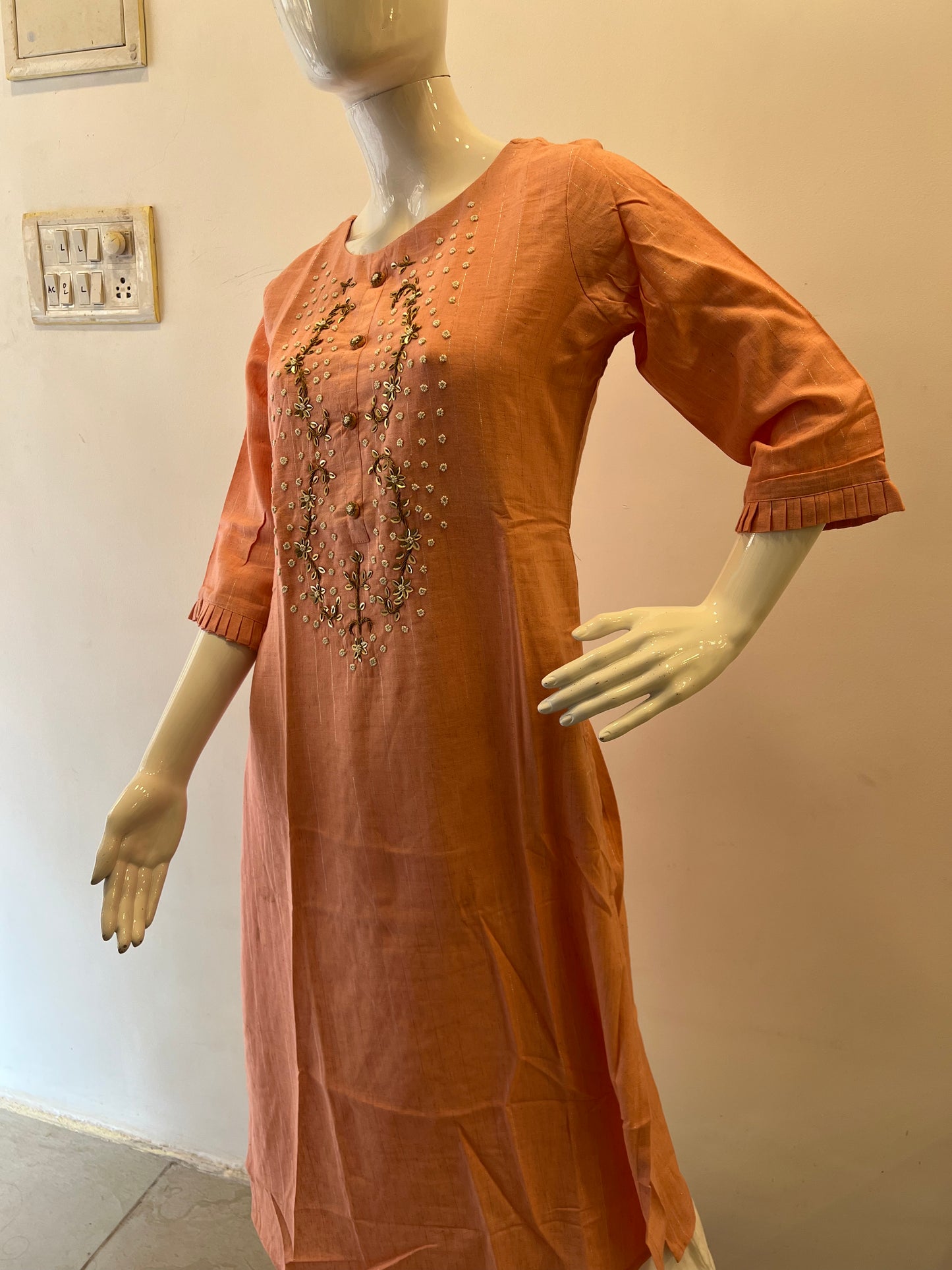 STYLIE GOA Radiant Sequins Work Kurti