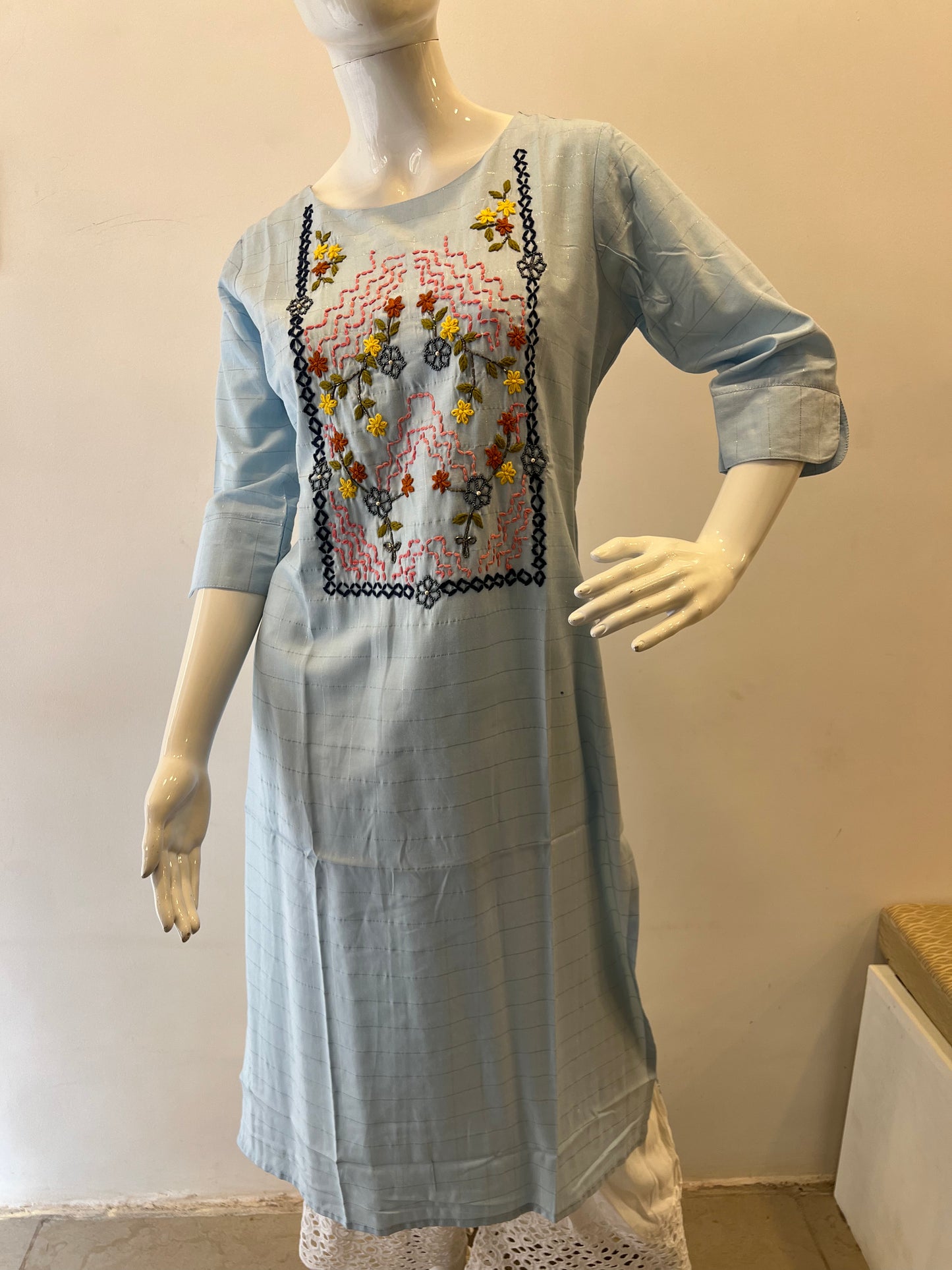 STYLIE GOA Radiant Sequins Work Kurti