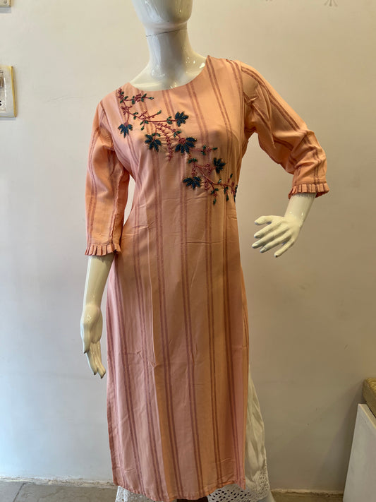STYLIE GOA Radiant Sequins Work Kurti