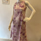 STYLIE GOA Floral Elegance Sleeveless Kurta with Trousers