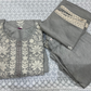 STYLIE GOA Elegant Chikankari Two-Piece Set With Trousers and Dupatta