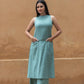 STYLIE GOA Chic Sleeveless Kurti Set
