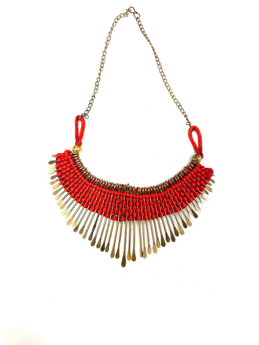 Stylie Scarlet Edge Necklace