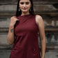 STYLIE GOA Modern Minimalist Sleeveless Kurta Set